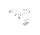 Maytag MET8720DE00 internal oven parts diagram