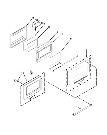 Lower door parts
