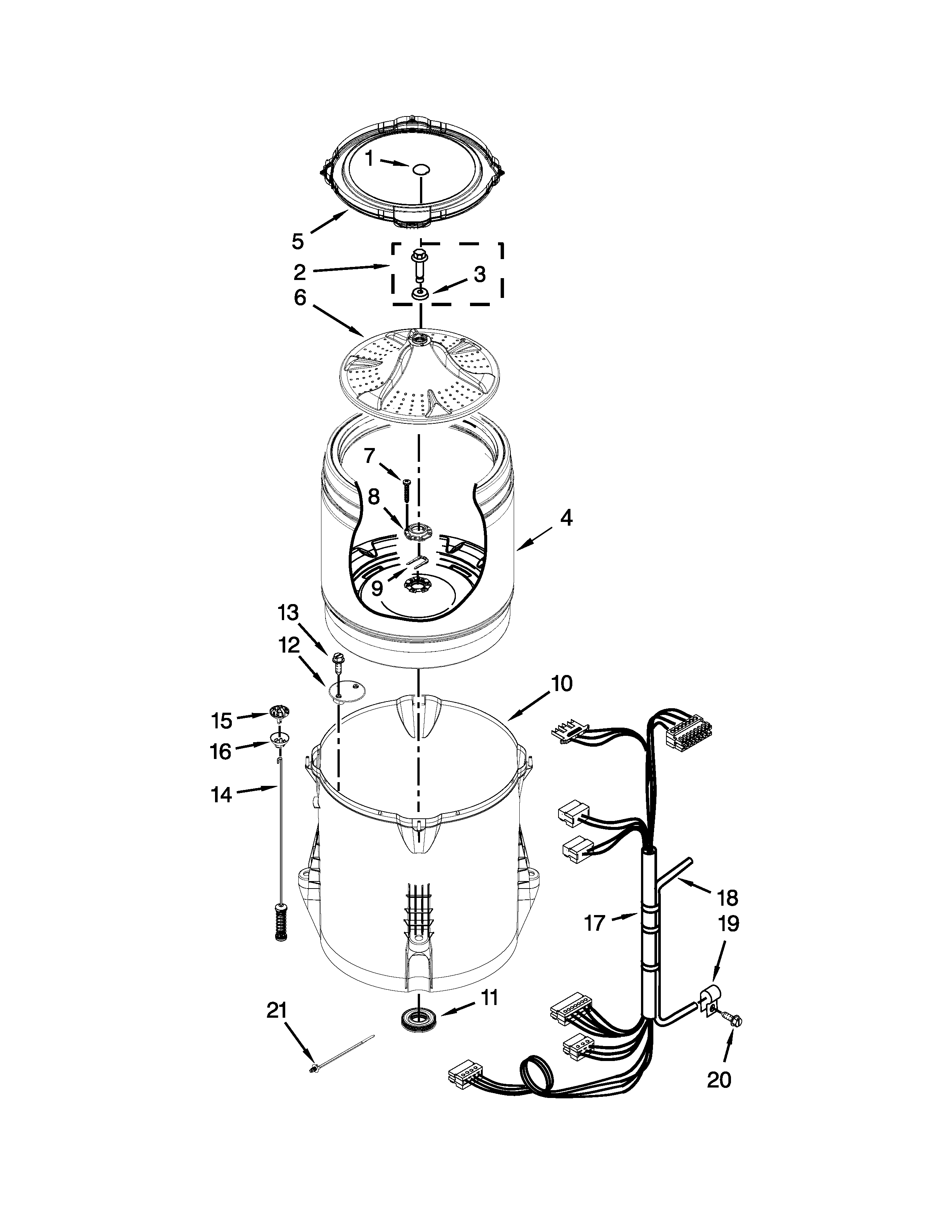 BASKET AND TUB PARTS