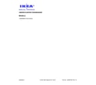 Ikea IUD8500BX0 cover sheet diagram