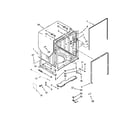 Ikea IUD8500BX0 tub and frame parts diagram
