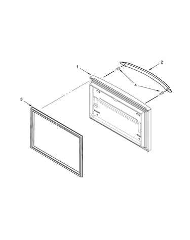 Freezer door parts