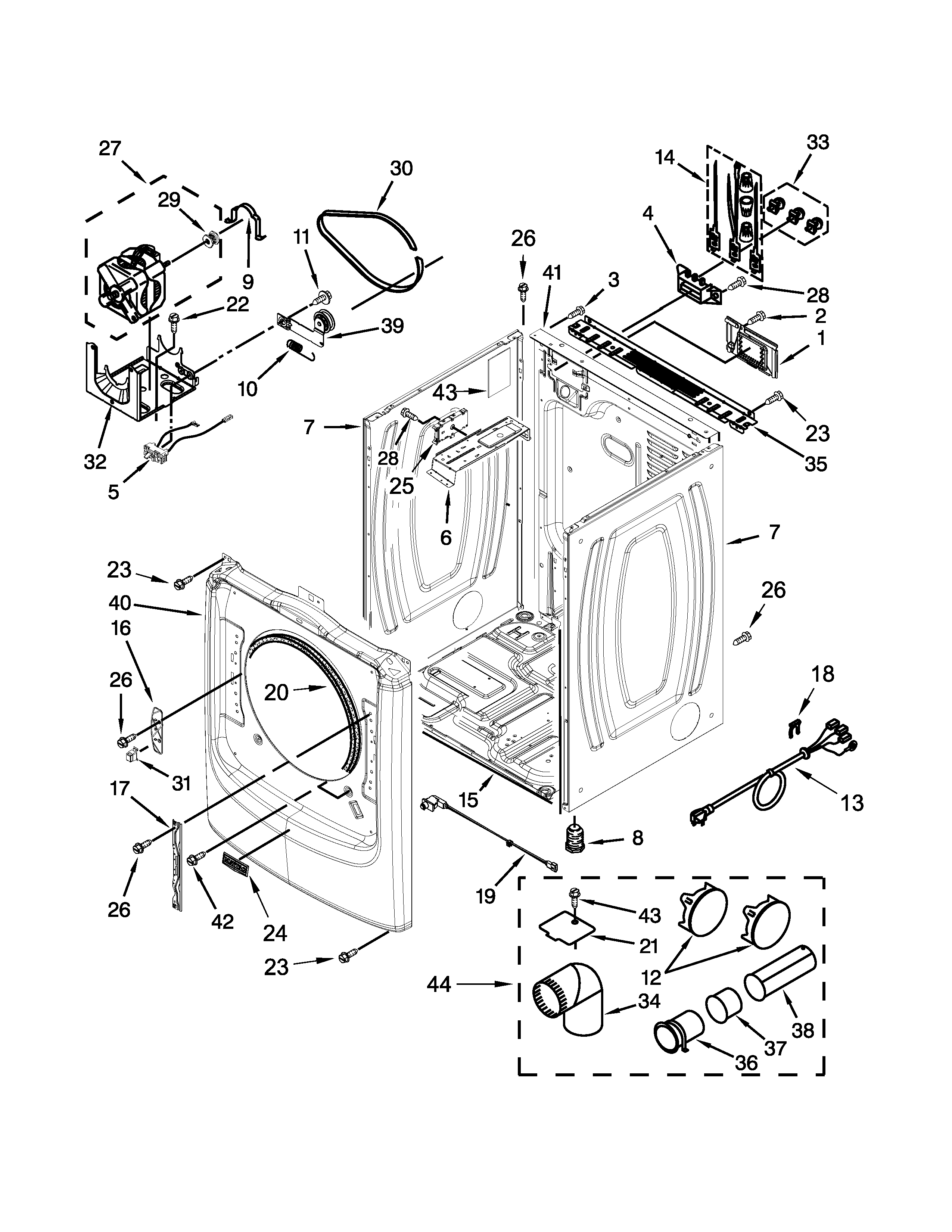 Cabinet parts