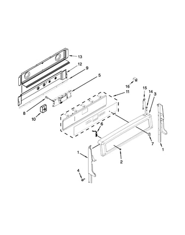 Control panel parts