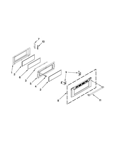 Upper door parts