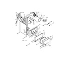 Maytag 4KMEDC100BQ1 cabinet parts diagram