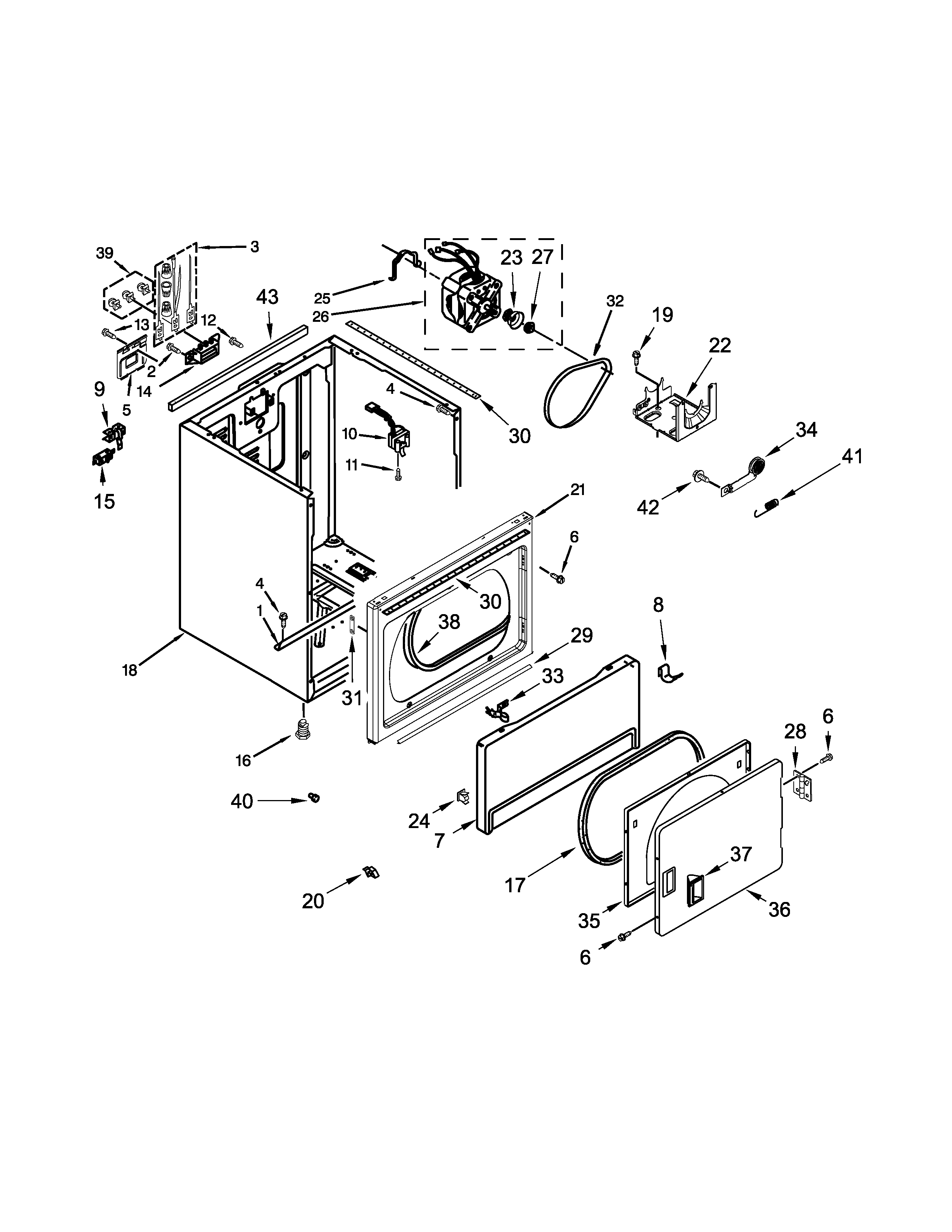Cabinet parts