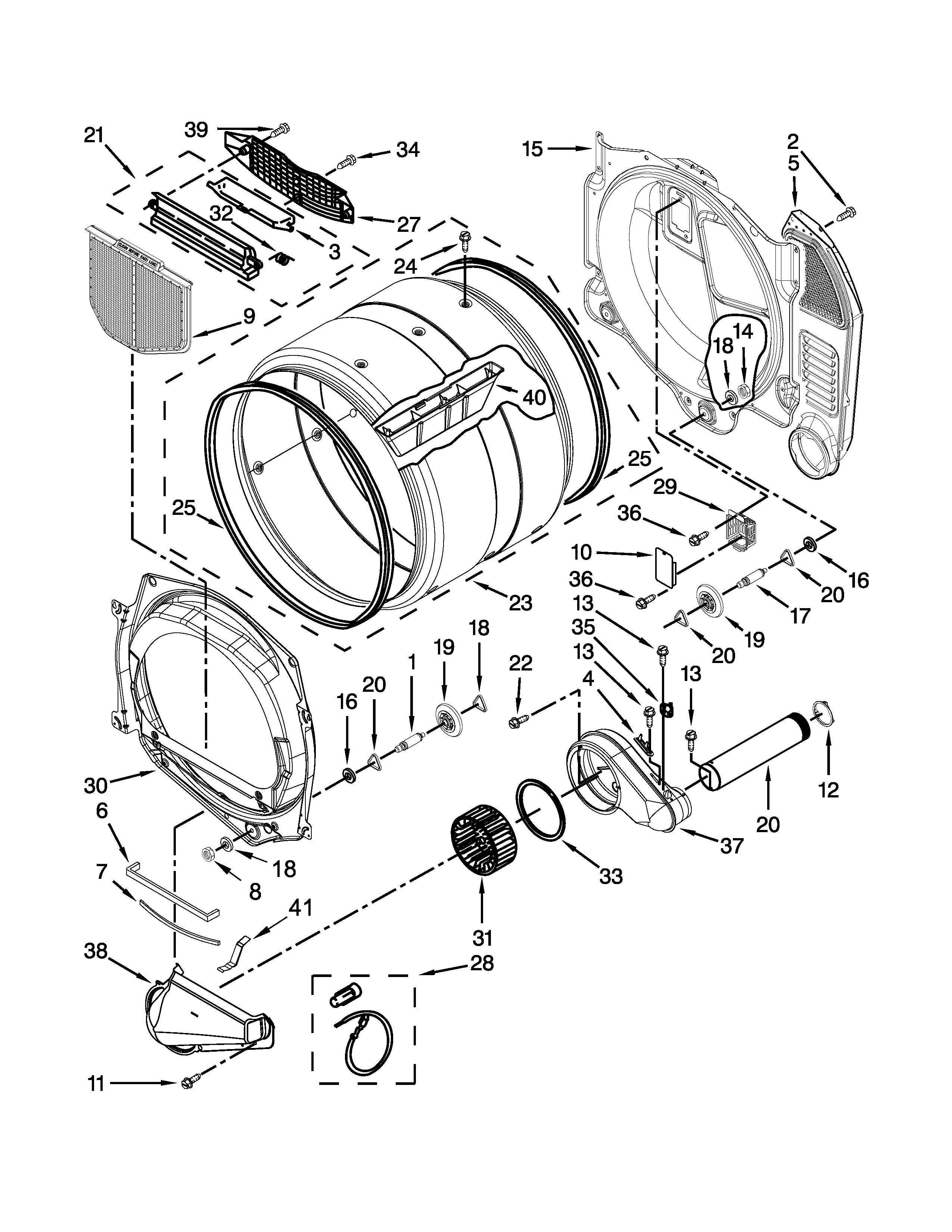 BULKHEAD AND BLOWER PARTS