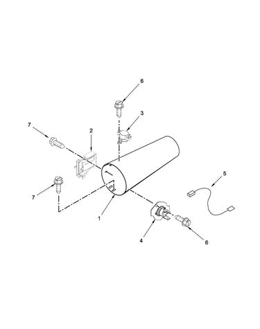 Dryer heating parts - gas