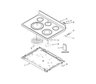 Whirlpool WFE710H0AE1 cooktop parts diagram