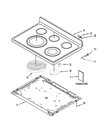 Cooktop parts
