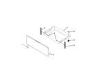Whirlpool WFE710H0AS1 drawer parts diagram