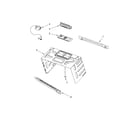 Whirlpool WMH53520CW1 cabinet and installation parts diagram