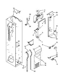 Freezer liner and air flow parts