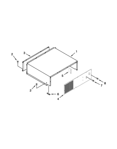 Top grille and unit cover parts