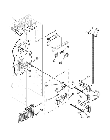 Refrigerator liner parts