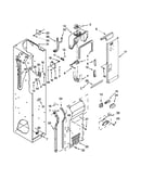 Freezer liner and air flow parts