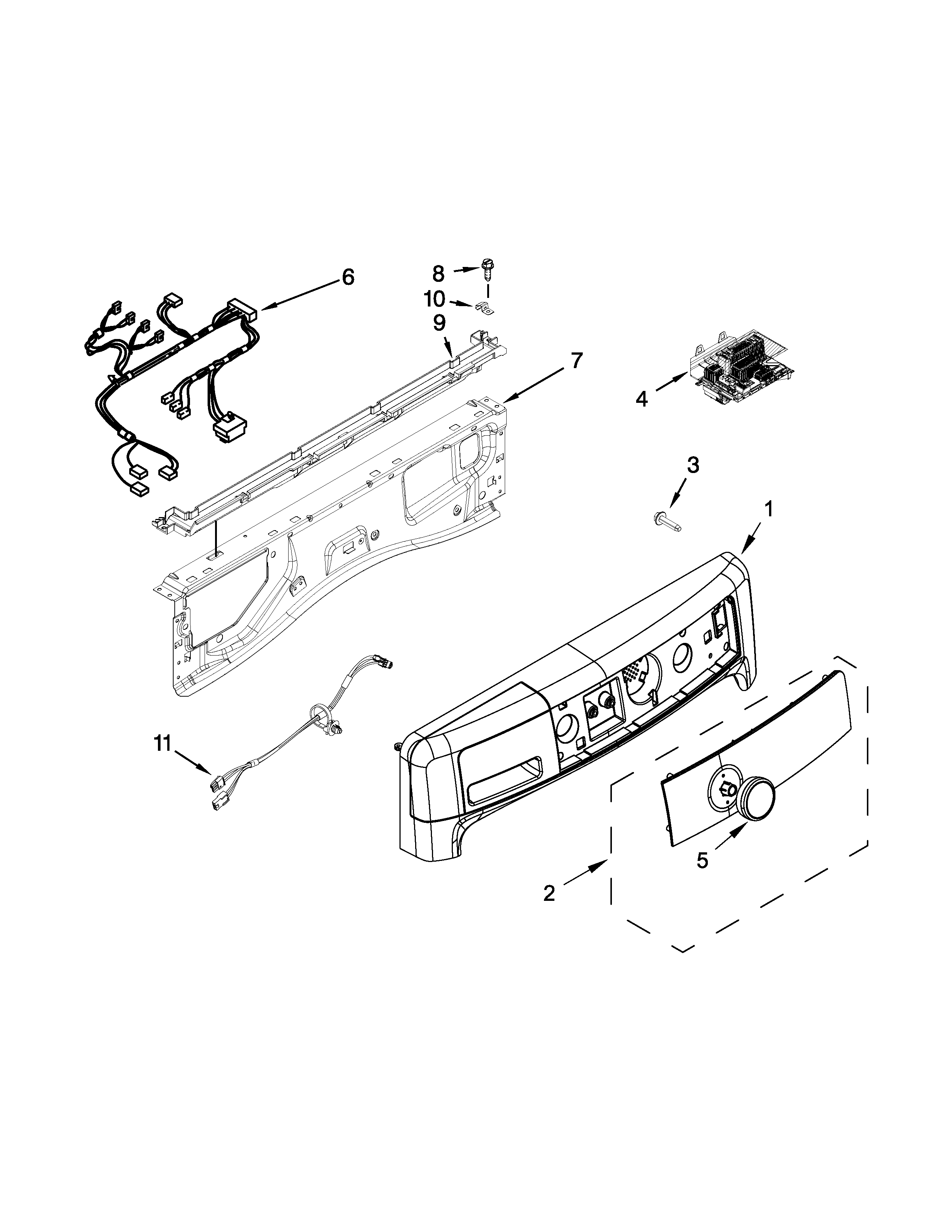 Control panel parts