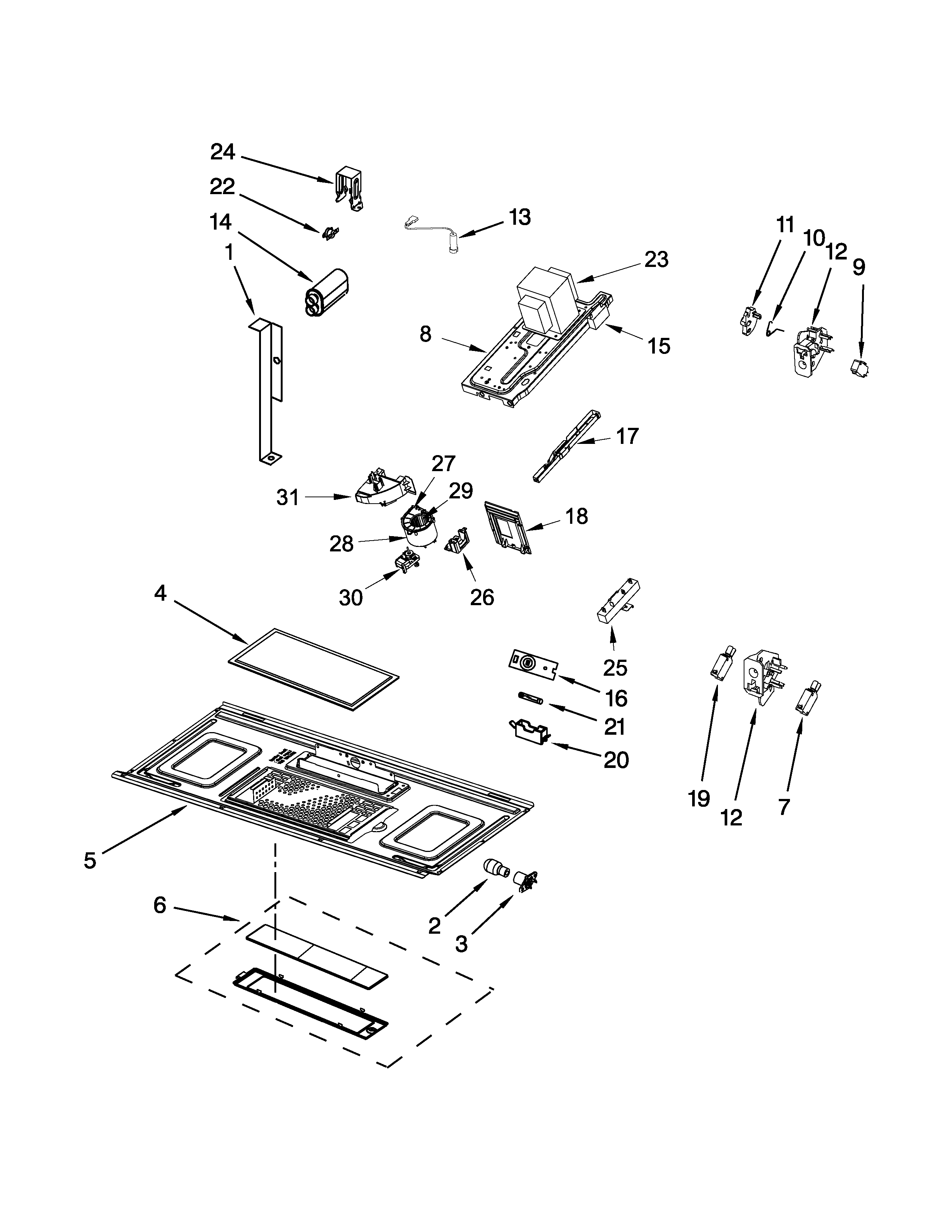 Interior and ventilation parts