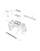 Cabinet and installation parts