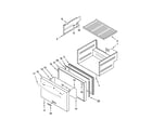 Jenn-Air JUD24FRACX00 lower drawer parts diagram