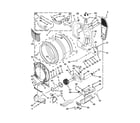 Whirlpool YWED97HEDC0 bulkhead parts diagram