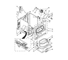 Whirlpool WGD5000DW1 cabinet parts diagram