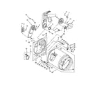 Whirlpool WED5000DW1 bulkhead parts diagram