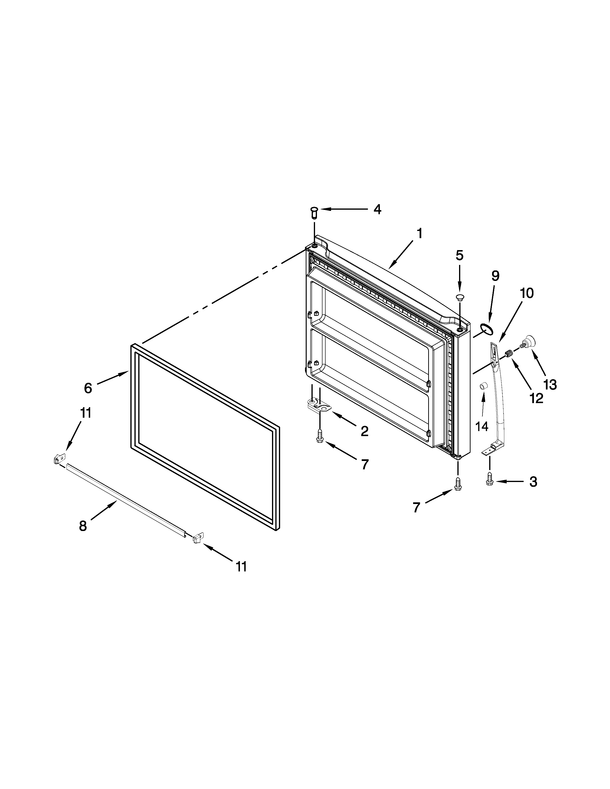 FREEZER DOOR PARTS