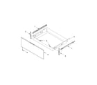 Whirlpool YWFE540H0BW1 drawer and broiler parts diagram