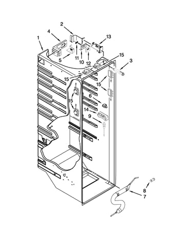 Refrigerator liner parts