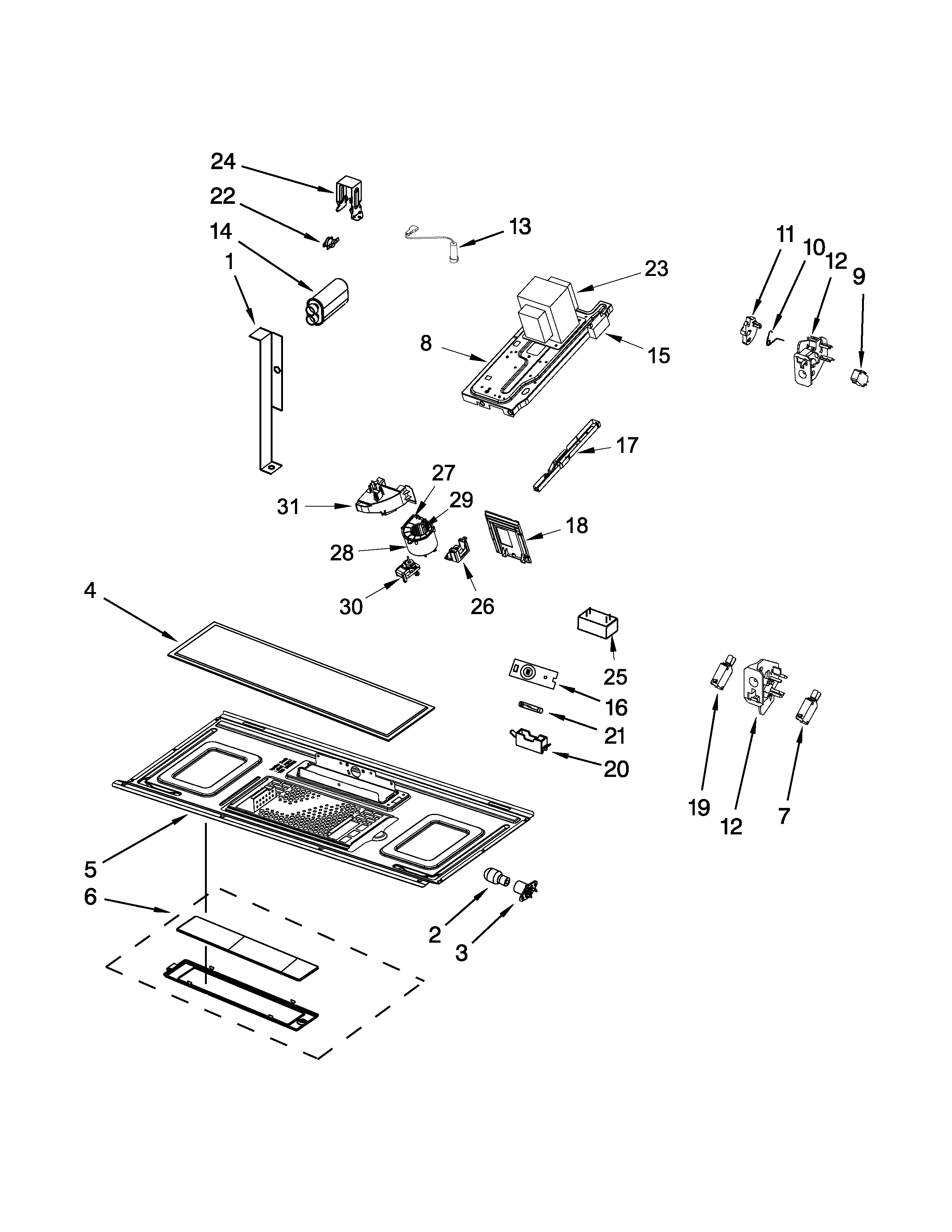 Interior and ventilation parts