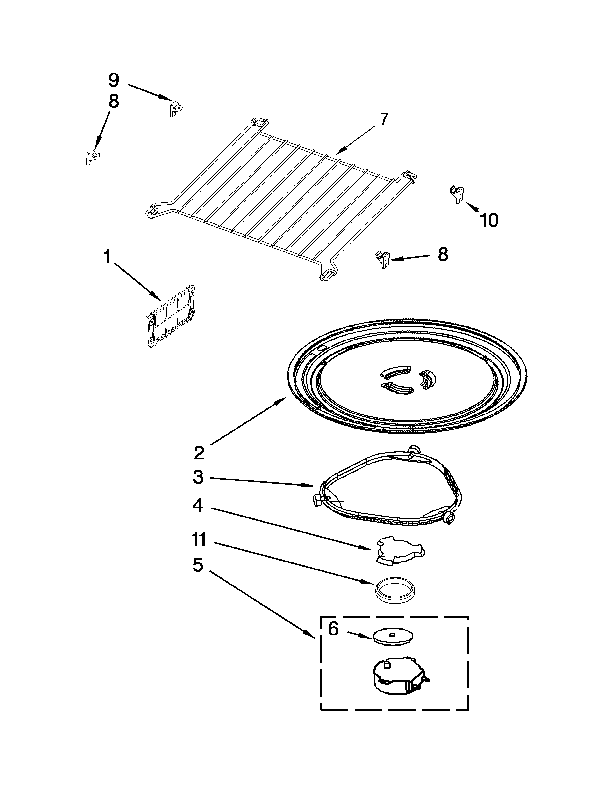 Turntable parts