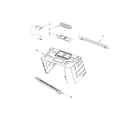 Whirlpool YWMH53520CB0 cabinet and installation parts diagram