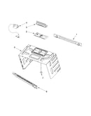 Cabinet and installation parts