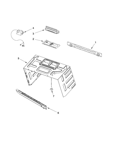 Cabinet and installation parts