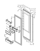 Refrigerator door parts