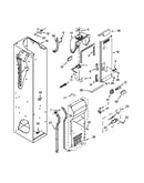 Freezer liner and air flow parts
