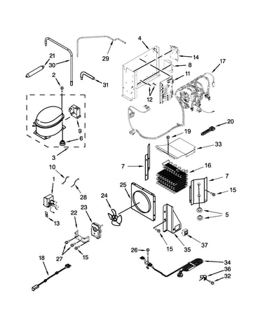 Upper unit parts