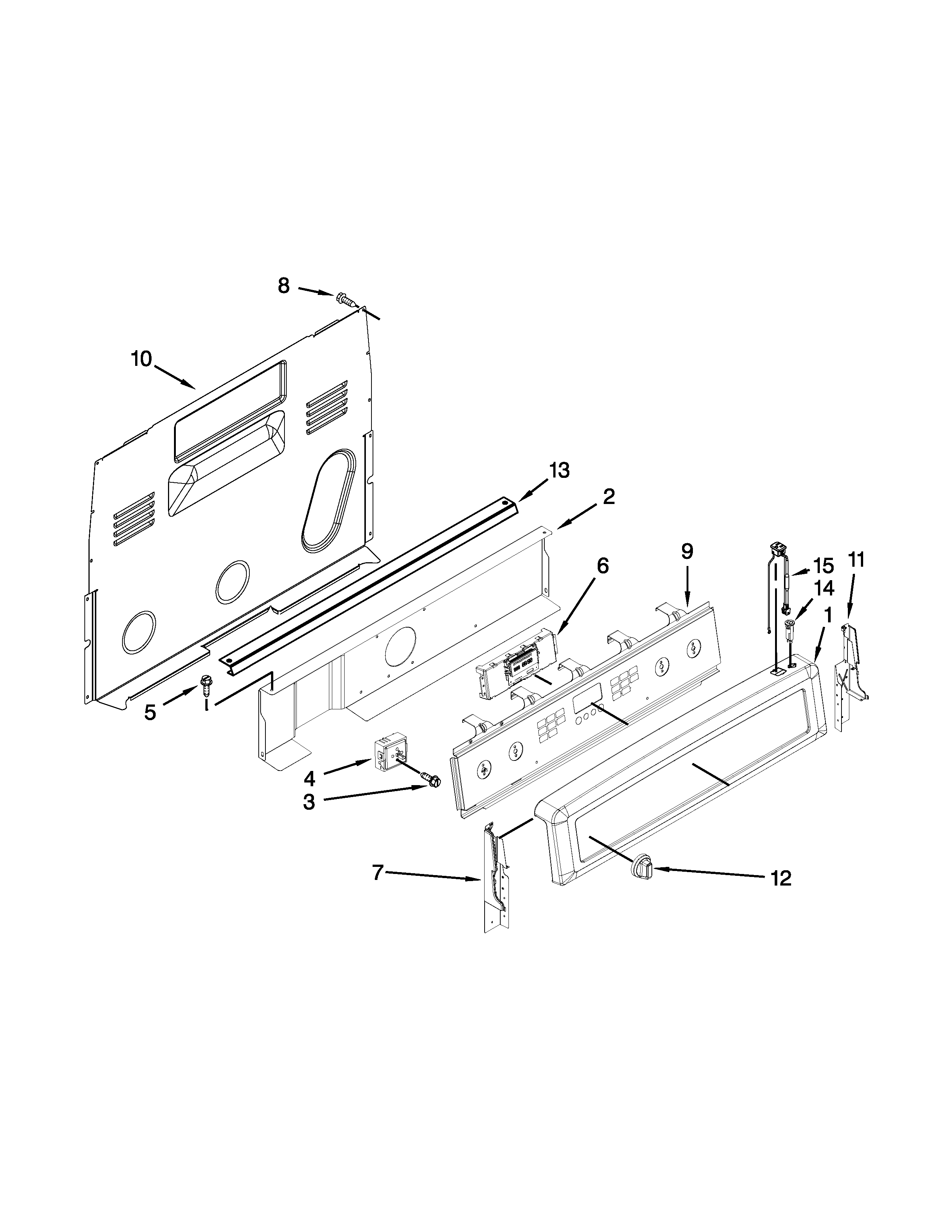 Control panel parts