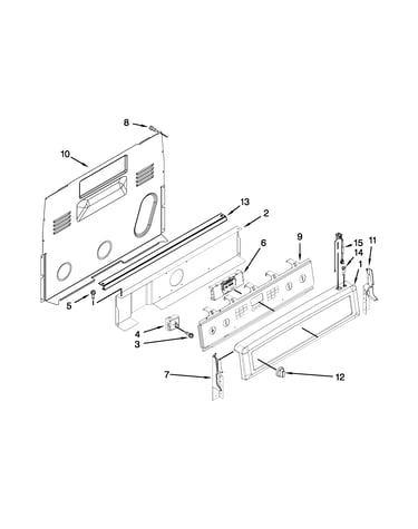 Control panel parts