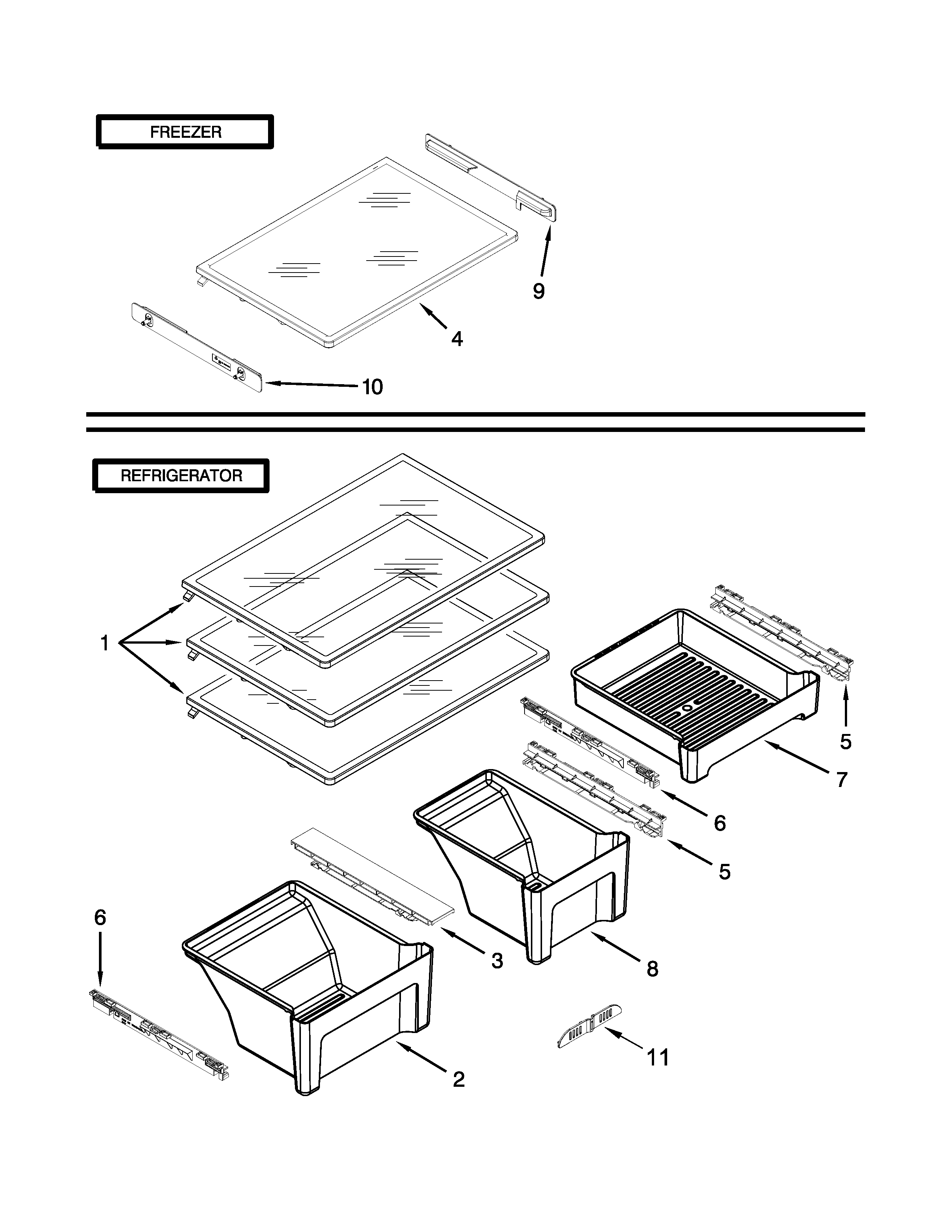 SHELF PARTS