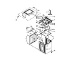 Maytag MVWB725BW0 top and cabinet parts diagram