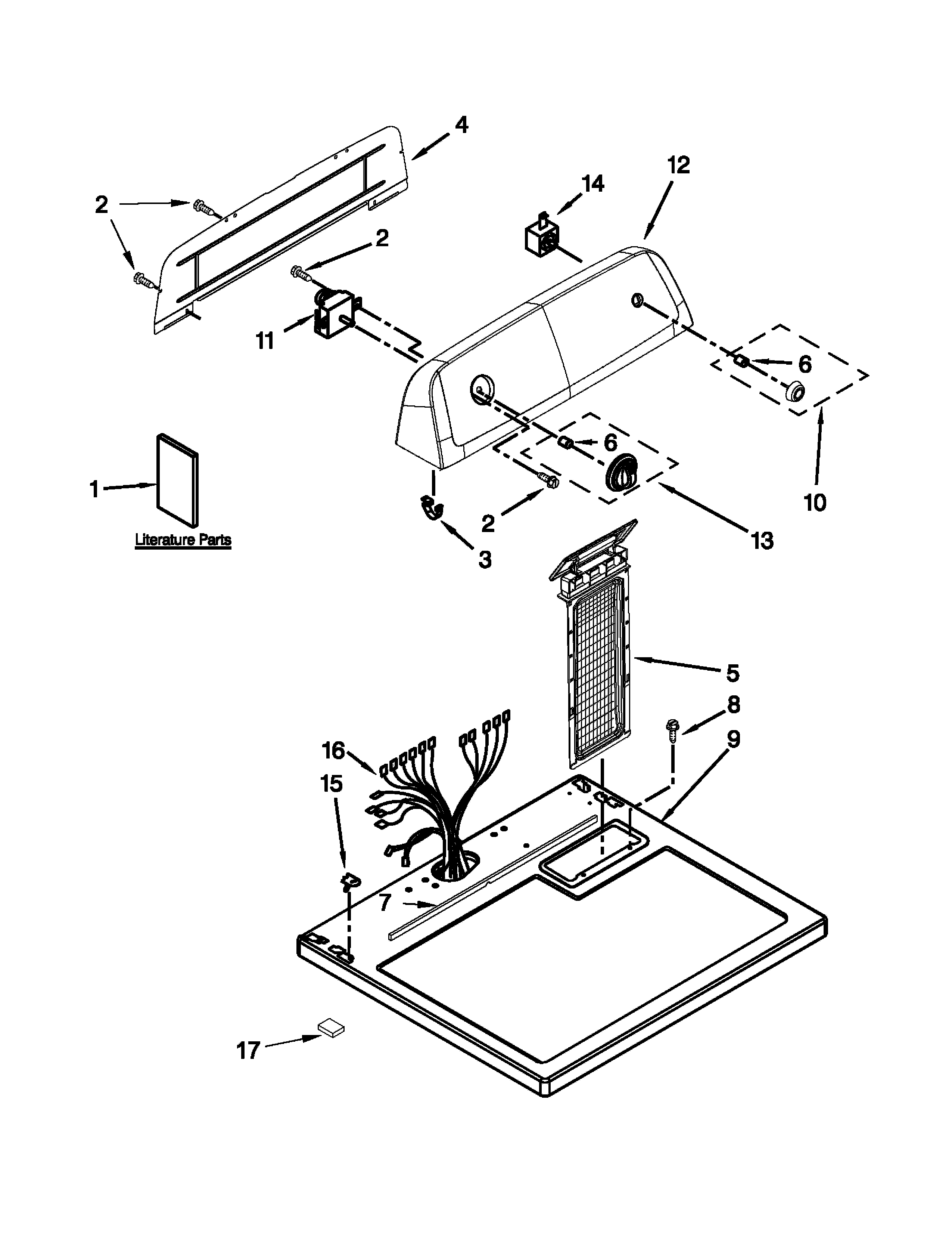 TOP AND CONSOLE PARTS