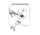 Admiral AGD4675YQ3 w10336852 burner assembly parts diagram
