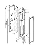 Freezer door parts