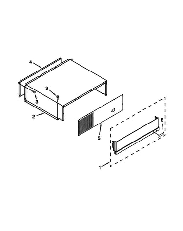 Top grille and unit cover parts
