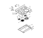 Maytag YMER8800DH1 cooktop parts diagram