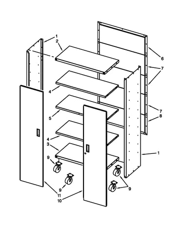 Large mobile gearbox parts