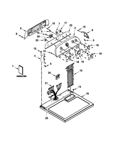 Top and console parts